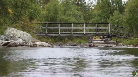 Norwegian Wilderness Canoe Tour. Exhausted, overturned in the rapids. last two days * 15