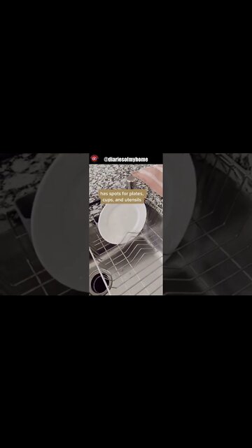 Dish Drying Rack #amazonfinds #amazonmusthave #amazonkitchenfinds #kitchenorganization #shorts