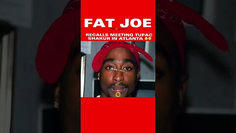 #fatjoe When I met #tupac he had 2 guns wearing a red Bandanna 🫢 #shortsviral @SHOWTIMEBasketball