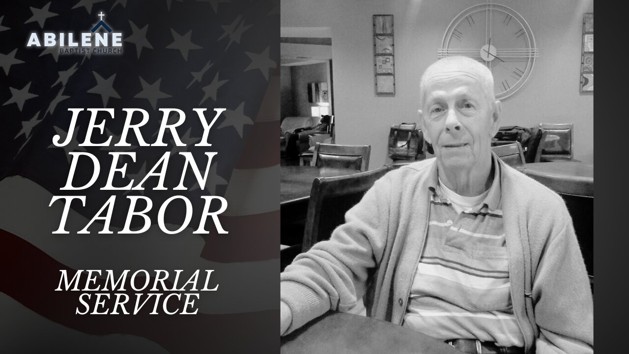 Jerry Dean Tabor Memorial Service