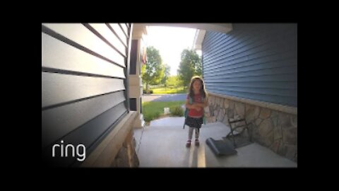 Deployed Dad Get's Messages Halfway Around The World From His Kids | Ring Video Doorbell