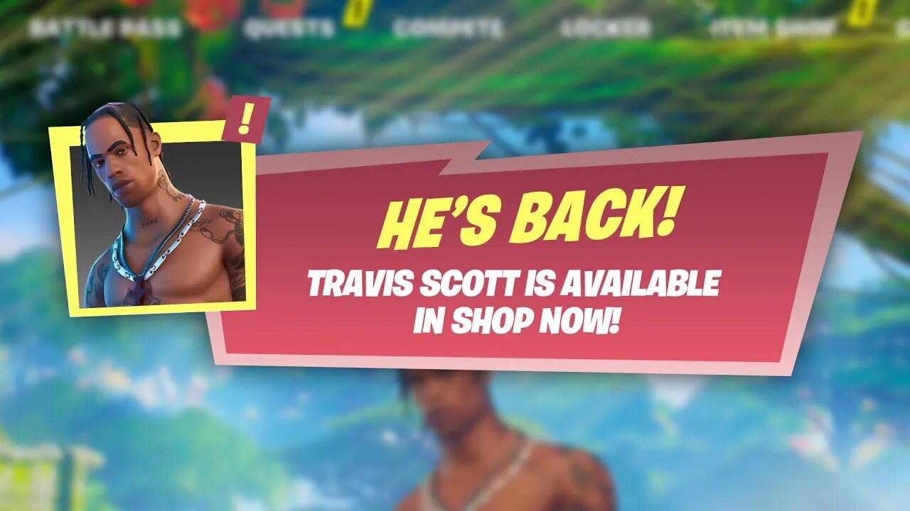 TRAVIS SCOTT has NOW RETURNED!