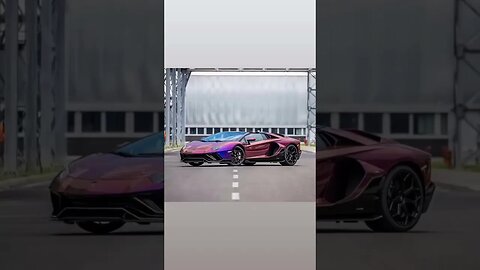 Rainbow Painted Lambo