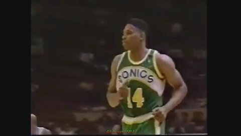 Sam Perkins 21 Points @ Warriors, 1994-95.