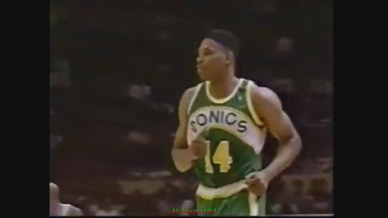 Sam Perkins 21 Points @ Warriors, 1994-95.