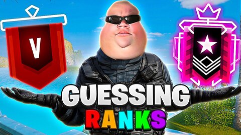 Guessing Your Rank in Rainbow Six Siege
