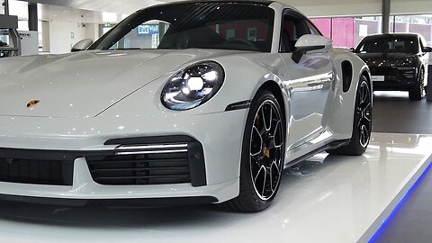 SLOW MOTION Crayon Porsche 992 Turbo S at Porsche Center Jönköping