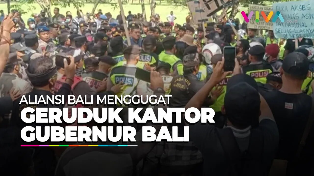 Aliansi Bali Menggugat Geruduk Kantor Gubernur, Suarakan Problema Ini