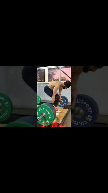 No Belt Straps 160KG DEADLIFT | Natural Body #shorts #youtubeshorts