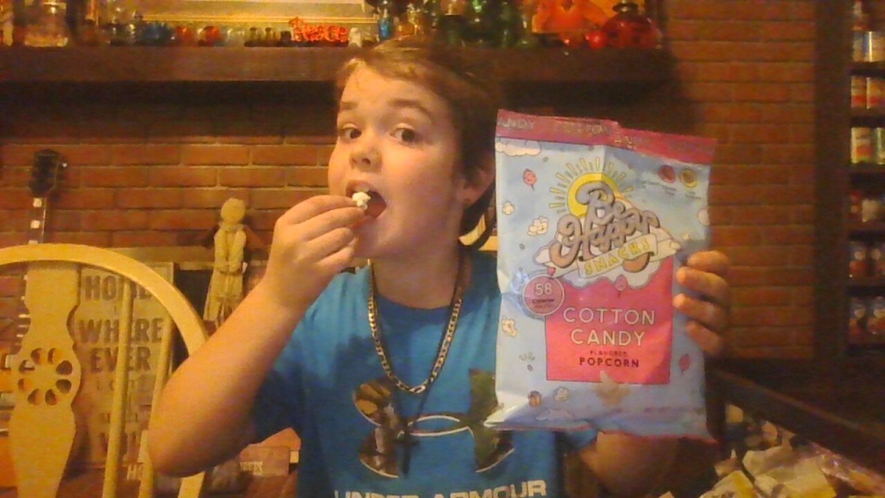 Trying Charlie D'Amelio,s Cotton Candy Popcorn with funnykid2017 |thedragon2015