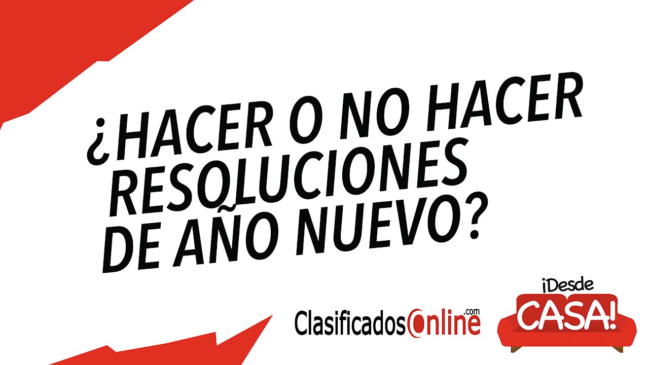 ¿Debemos hacer resoluciones de Año Nuevo? - ClasificadosOnline.com