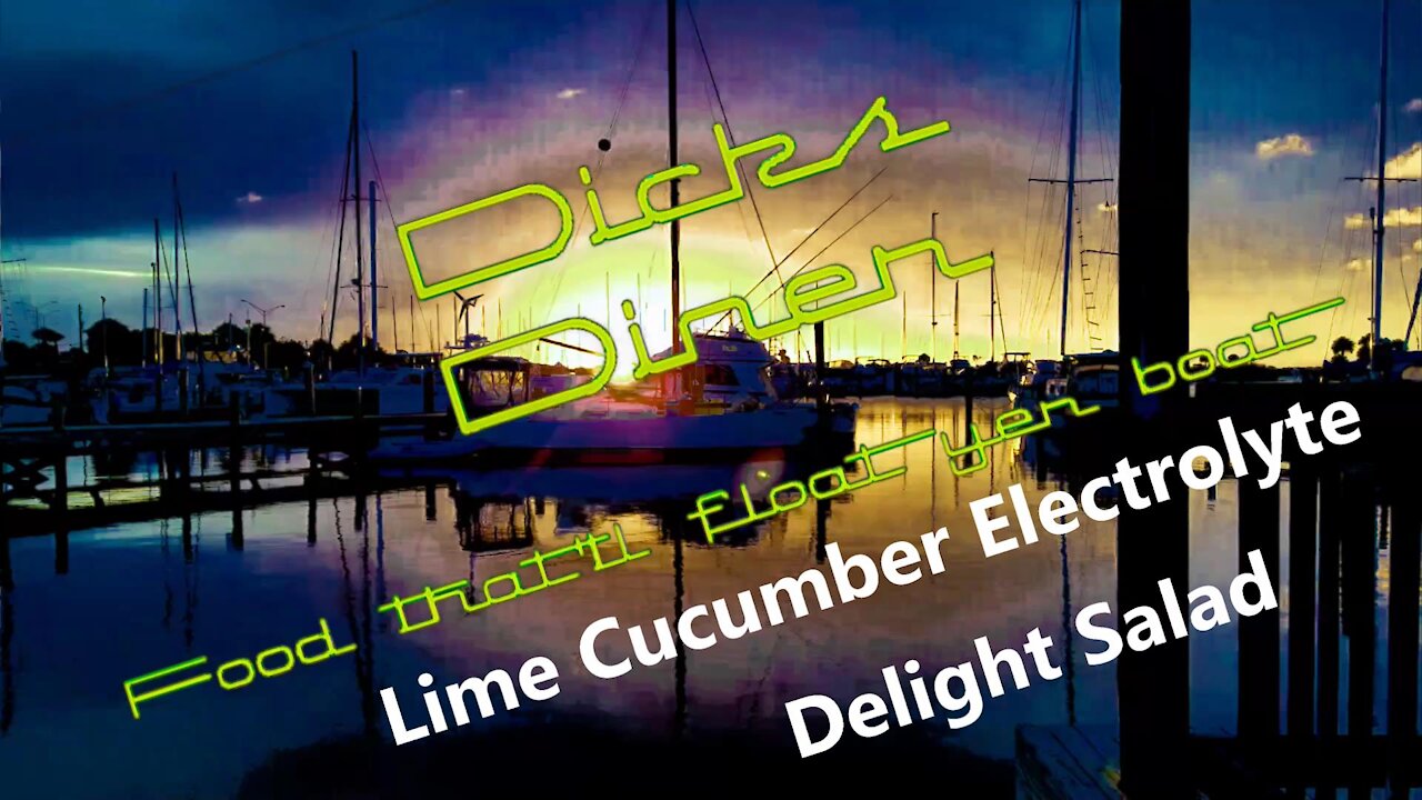 Lime Cucumber Electrolyte Delight Salad