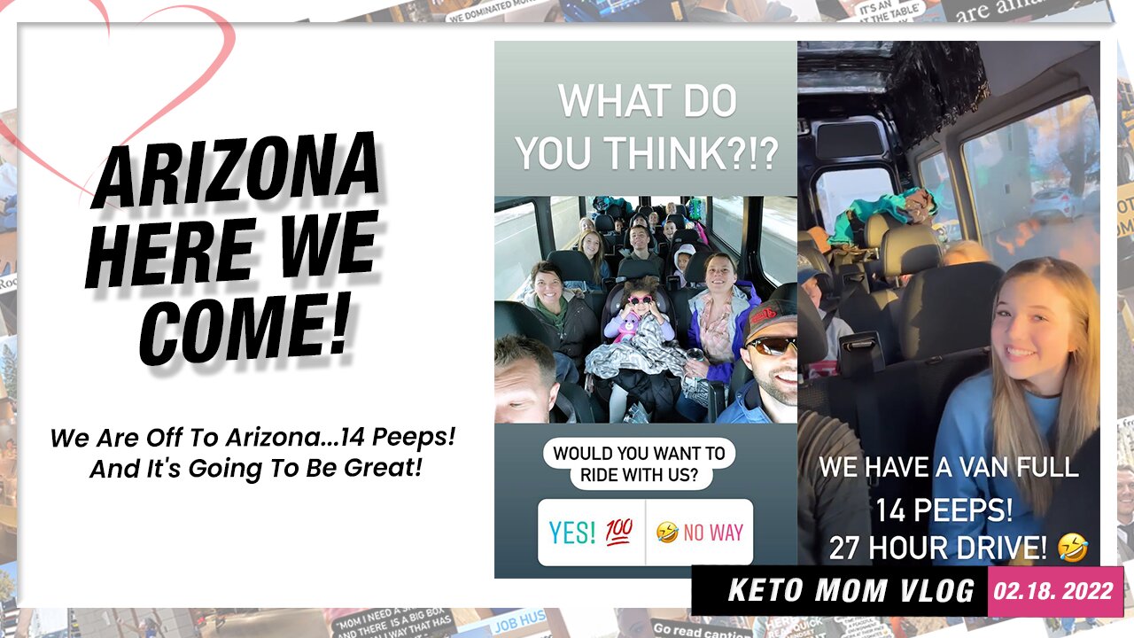 Arizona Here We Come! Off To Road Trip | Keto Mom Vlog