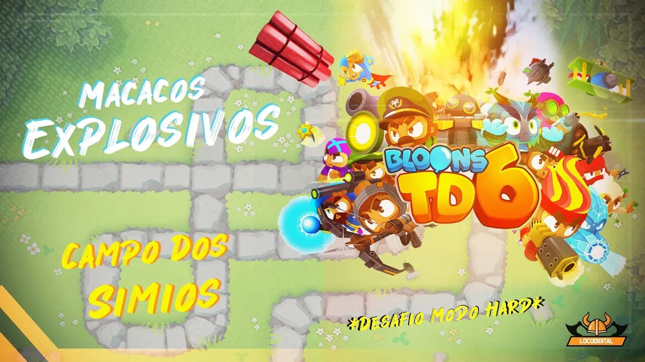 Desafio dos Macacos Explosivos - Bloons TD 6