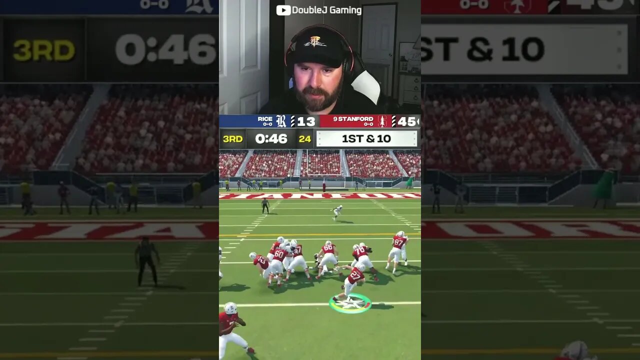 Patty may not be as big but he still running hard!! | NCAA Football 14