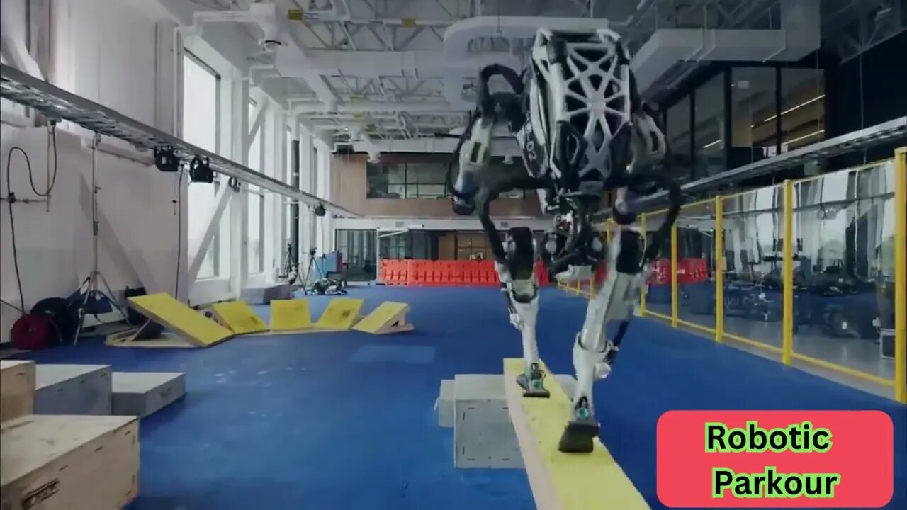 Parkour Robot | Atlas Robot #youtubeshorts #shortvideo #viral #parkour