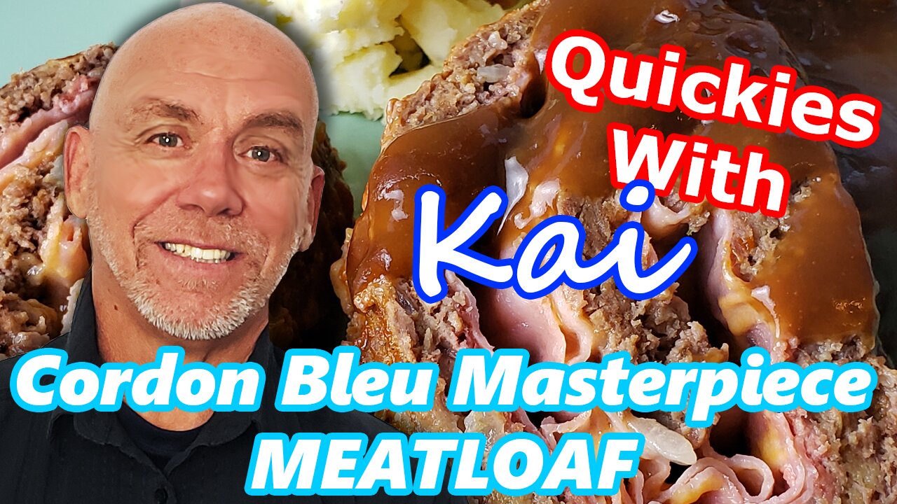 Cordon Bleu Masterpiece Meatloaf - Quickies With Kai