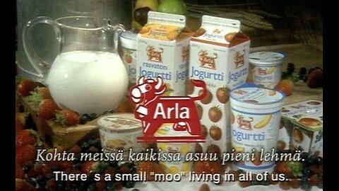Kohta meissä kaikissa asuu pieni lehmä. There's a small "moo" living in all of us.