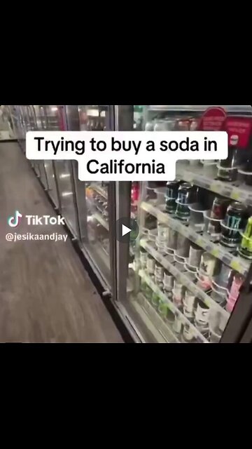 Imagine living in Gavin Newsom’s California, where even the drinks are locked up...