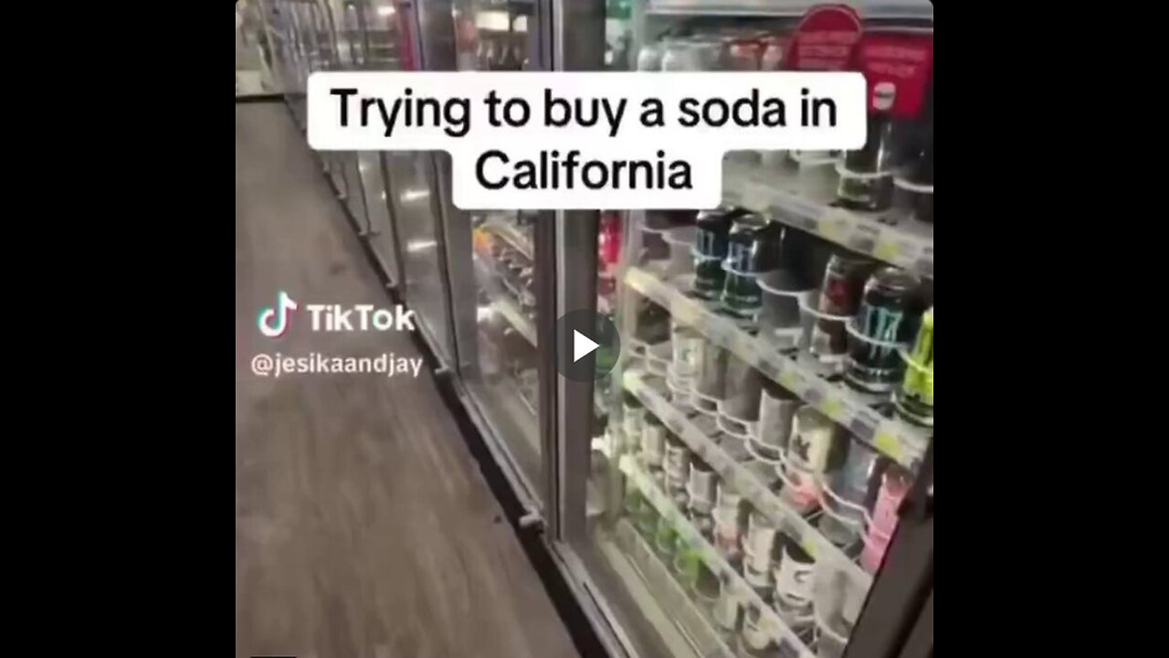 Imagine living in Gavin Newsom’s California, where even the drinks are locked up...