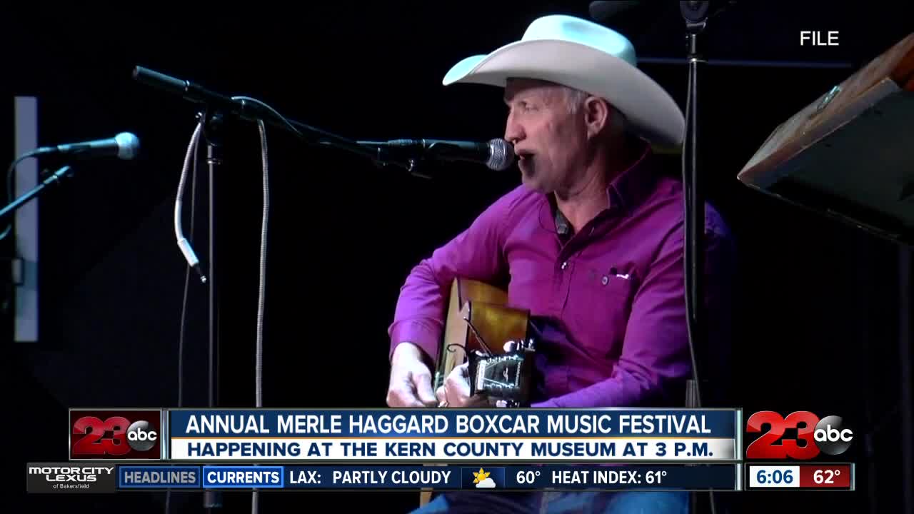 County music to take center stage for Haggard Boxcar Music Festival