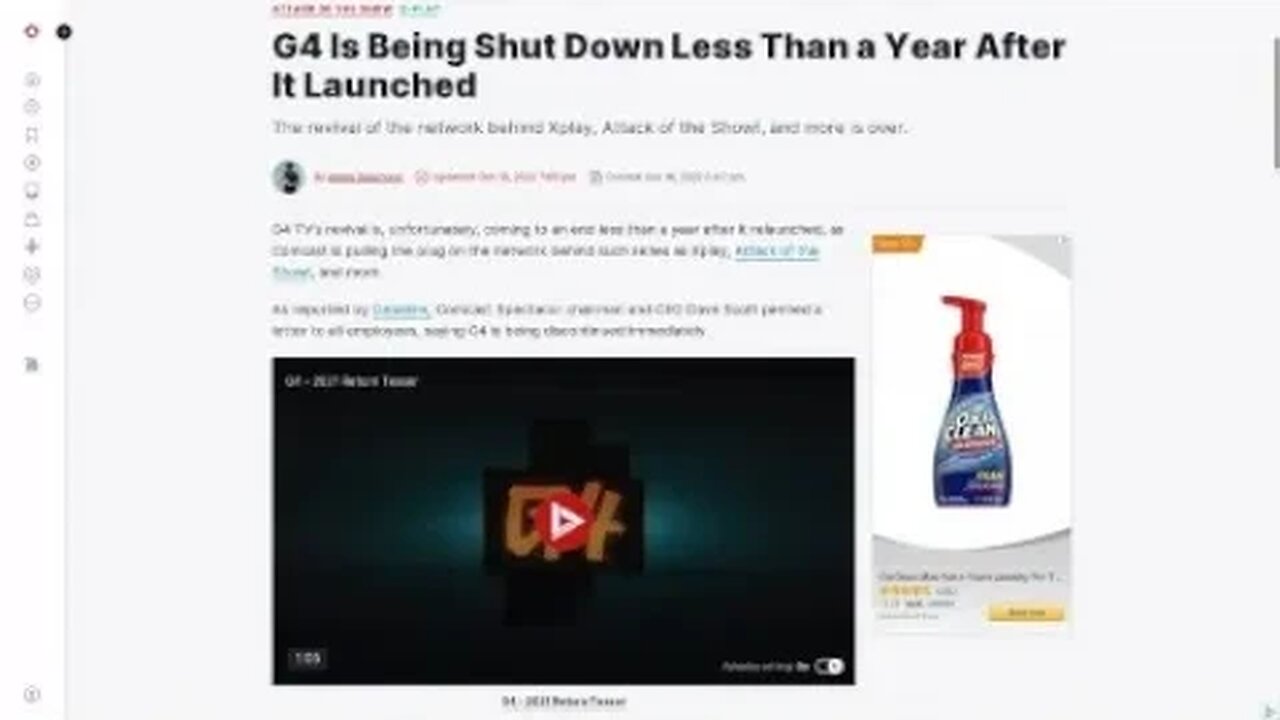 The end of G4TV / Has social media made Gaming Networks obsolete? Rant