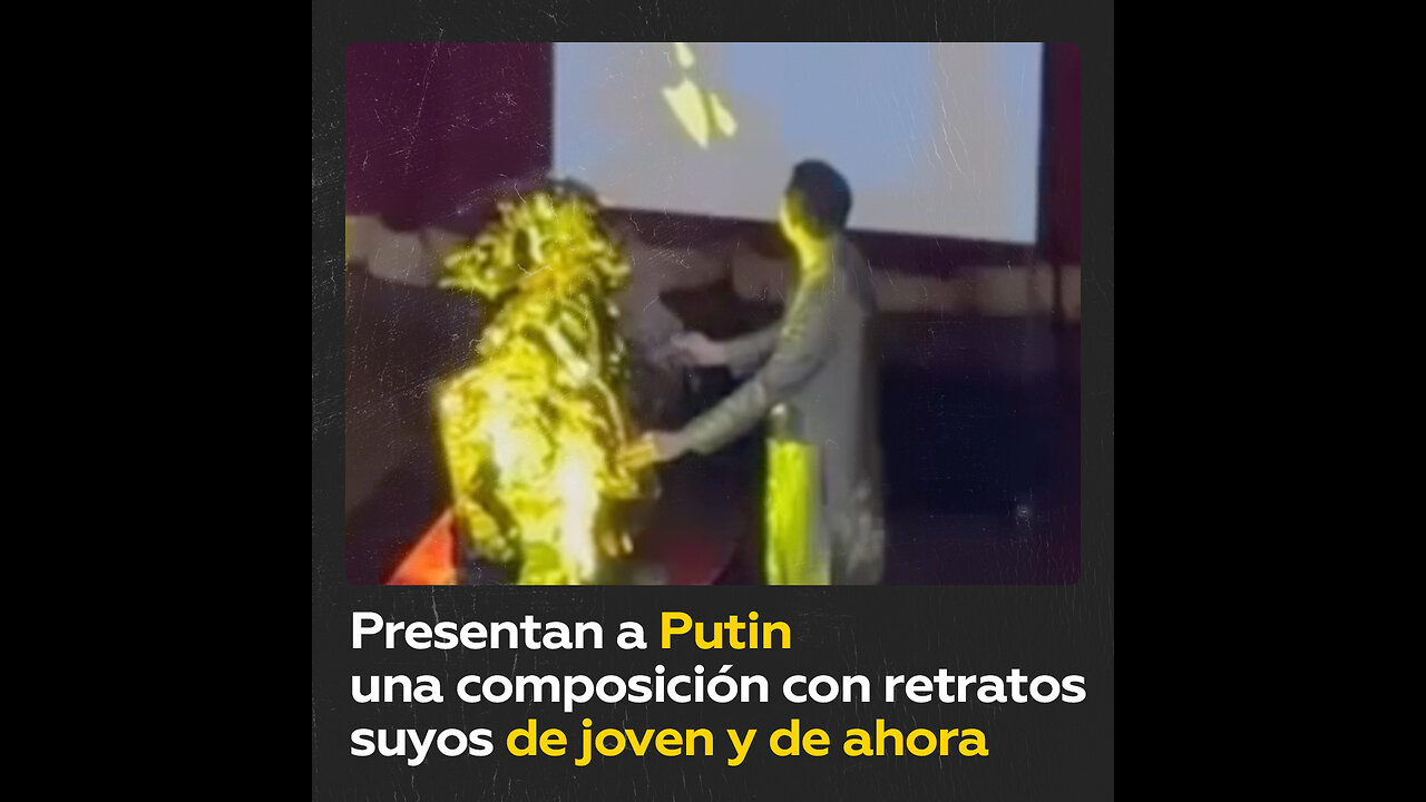 Presentan a Putin una creación poco habitual en Vietnam