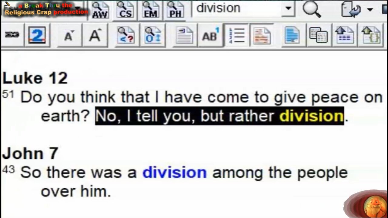 UNITY OR DIVISION?_Break Through Religious Crap-Pt 14D