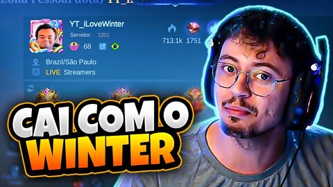 ELE VOLTOU PRO MLBB? CAI COM O ILOVEWINTER NA RAQUEADA | MOBILE LEGENDS