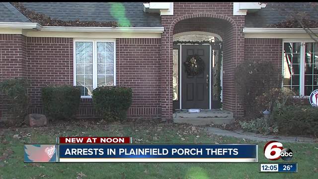 Plainfield package theft suspects arrested in Johnson County