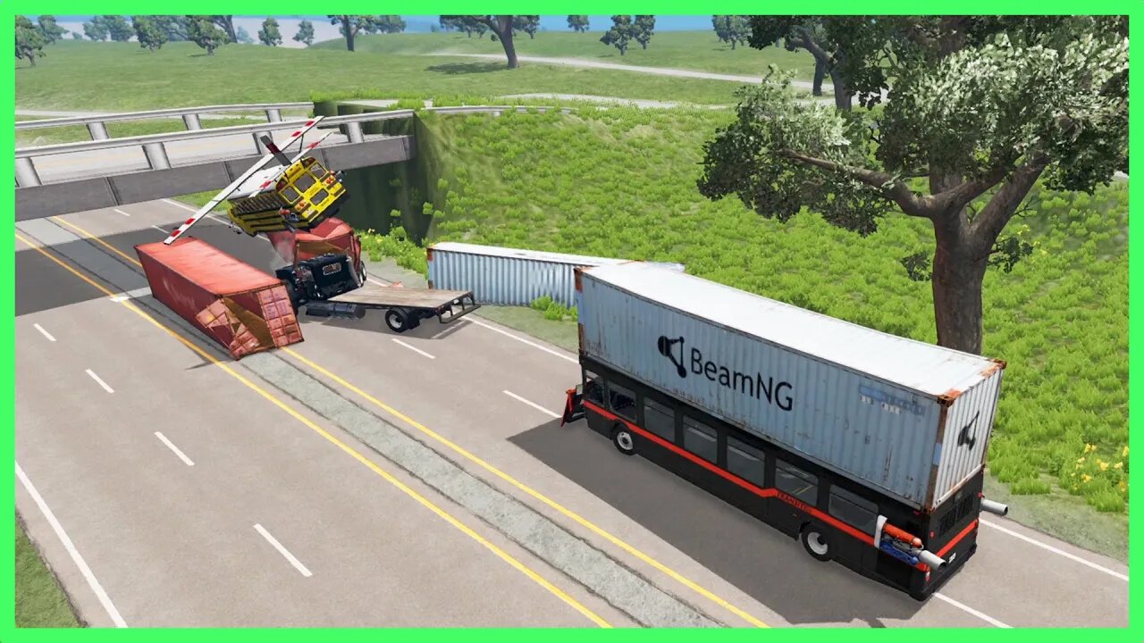 TruckFails | Trucks vs Bridge #05 | BeamNG.Drive |TrucksFails