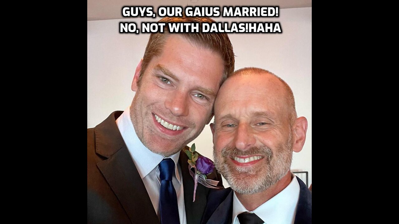 Kirk B.Woller aka our Gaius from the Chosen got married and Dallas Jenkins was his best man-congrats