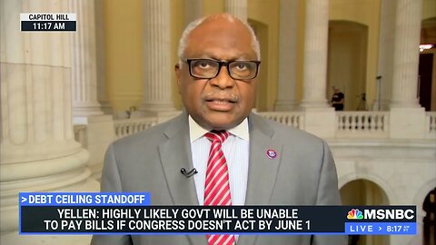 Democrat Rep. Jim Clyburn On Debt Limit: Biden Has "Some Authority" To Use 14th Amendment