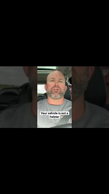 Should you keep your gun in your vehicle? #shorts #selfdefense #concealedcarry #firearmstraining