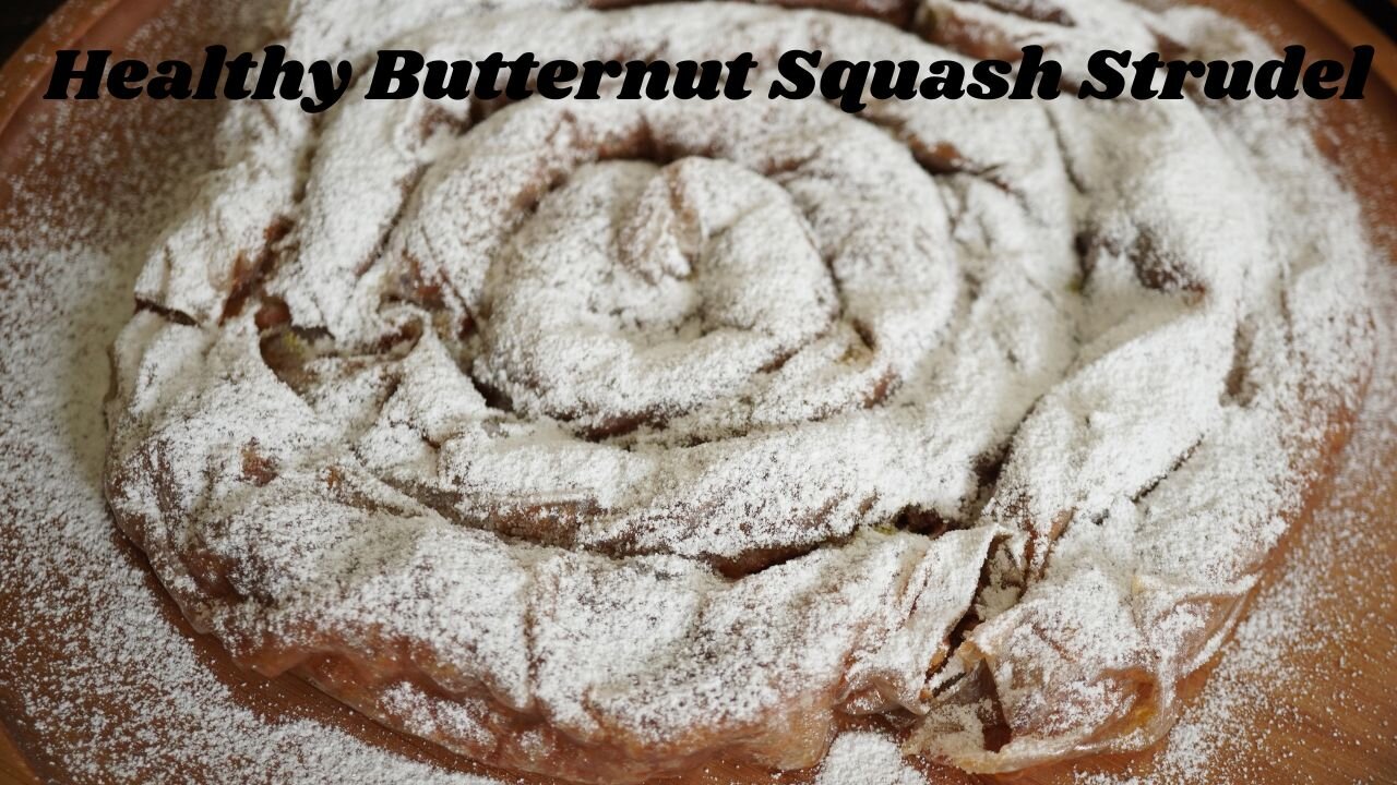Healthy Butternut Squash Strudel | Rice Paper | Gluten Free | Low Calories