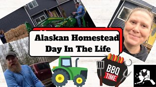 Alaskan Homestead Day in the life October 2022 | smoking meat, beans and firewood