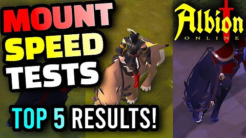 Albion Online Mount Speed Battle: The Results Will SHOCK You!