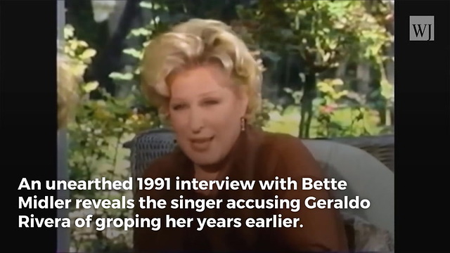 Video Surfaces of Bette Midler Accusing Geraldo Rivera of Groping