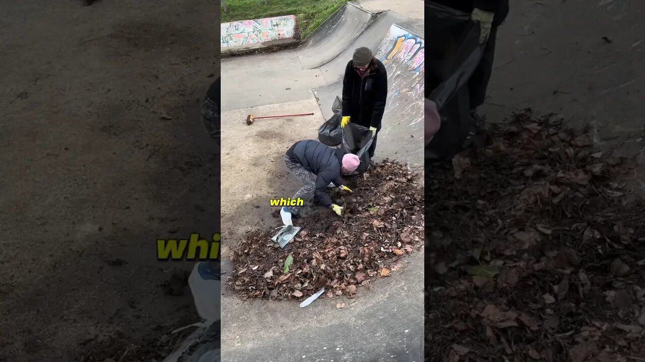 Getting the Local Skatepark Clean #loveskateboarding #danwebz