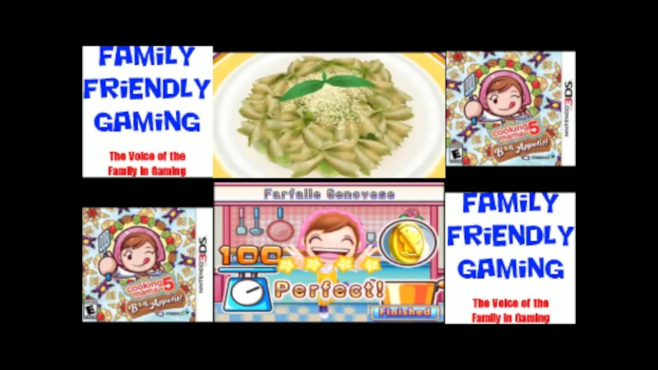 Cooking Mama 5 Bon Appetit! Farfalle Genovese