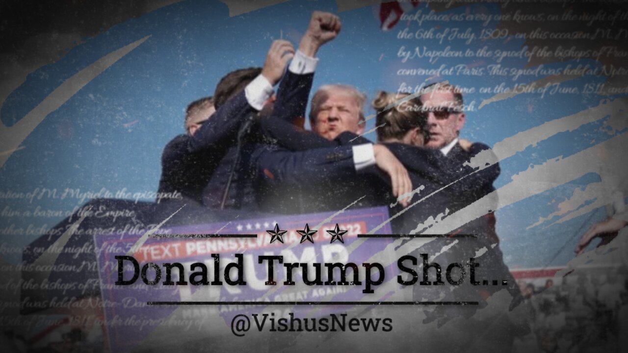 Donald Trump Shot In The Ear... 👂#VishusTv 📺