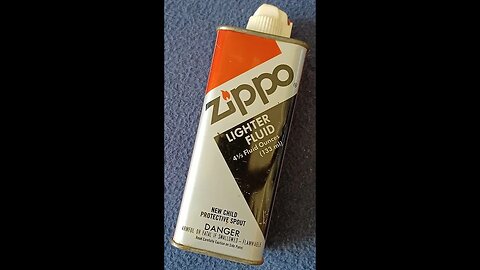 #Vintage #ZIPPO LIGHTER FLUID STEEL BOTTLE, $.89 cent sticker price (1980s? 1990s?) #SHORTS