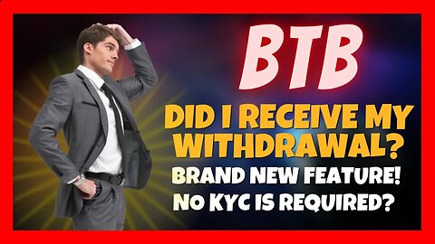 BTB Update 🎯 Watch Happens After I Click "Withdraw" 🤔 Is This a Solid Long-Term Opportunity❓