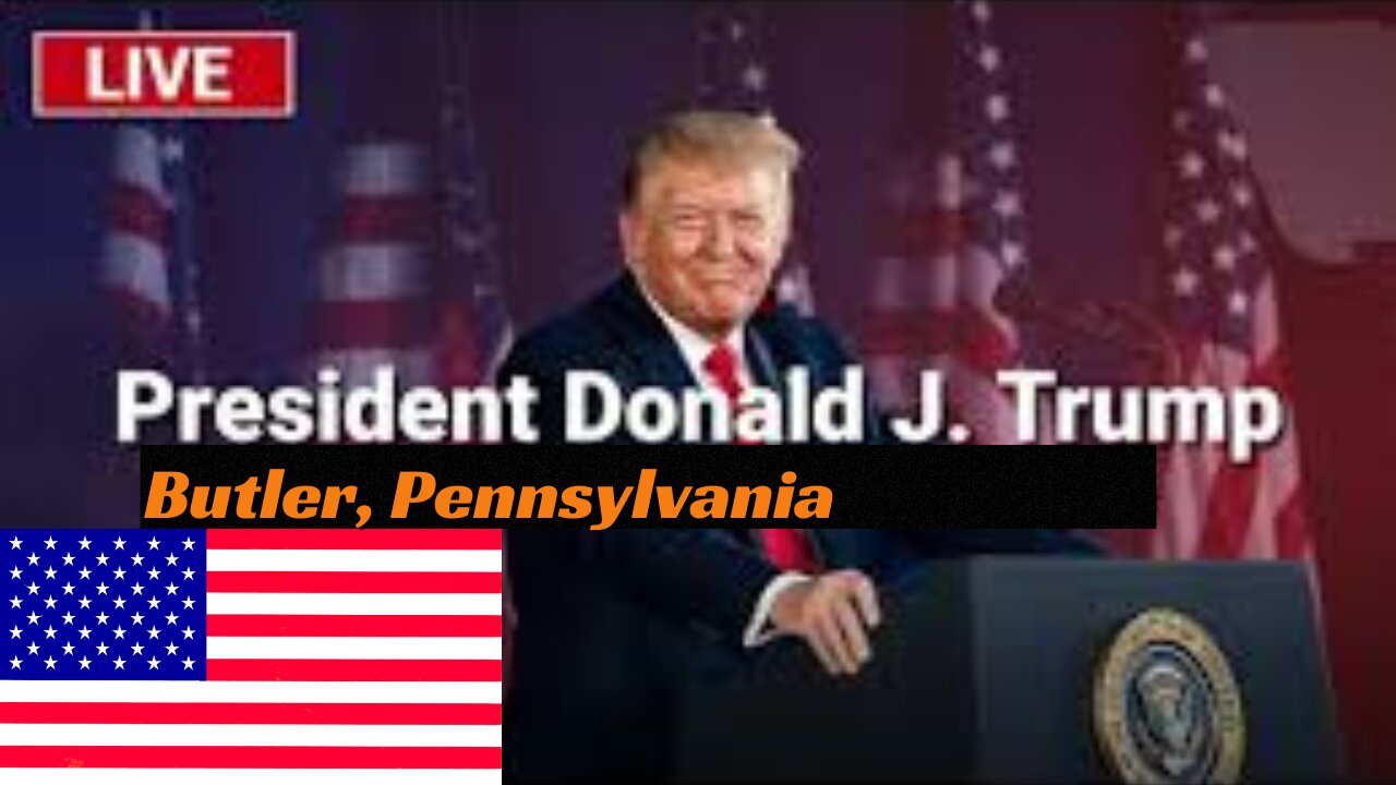 LIVE REPLAY: President Trump Returns for a Historic Rally in Butler, Pennsylvania - 10/5/24