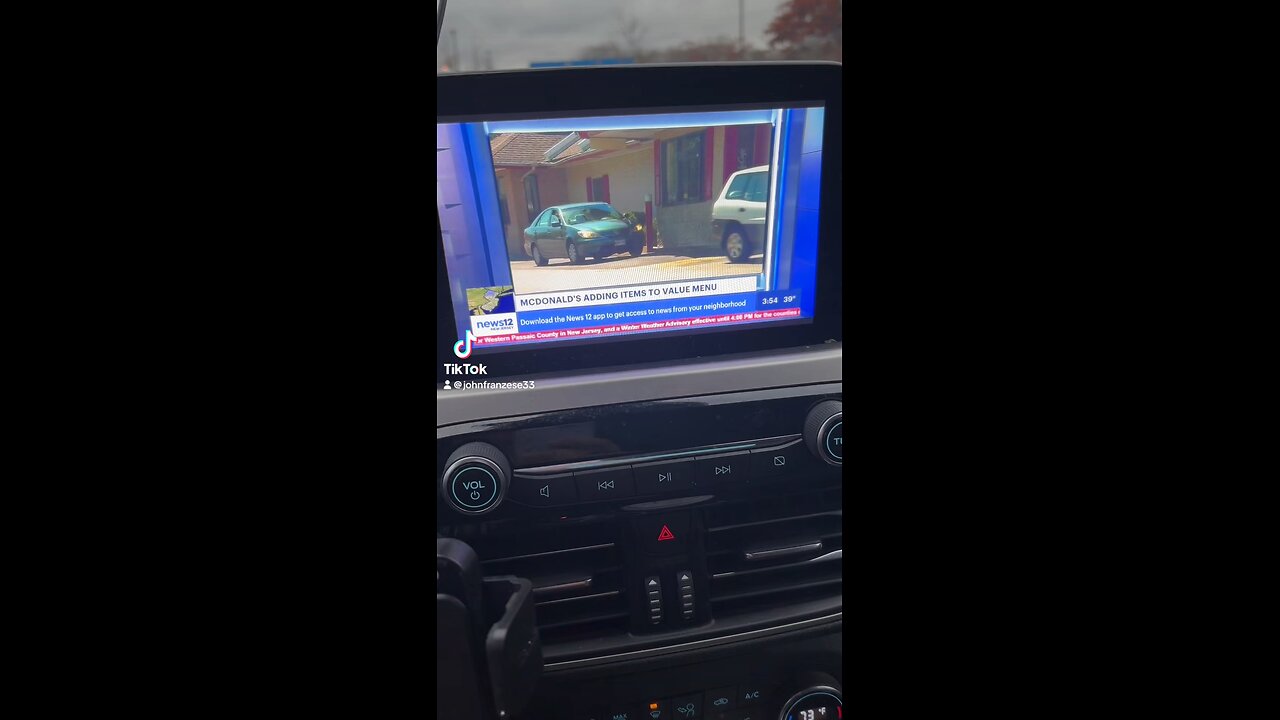 I got cable news in my car