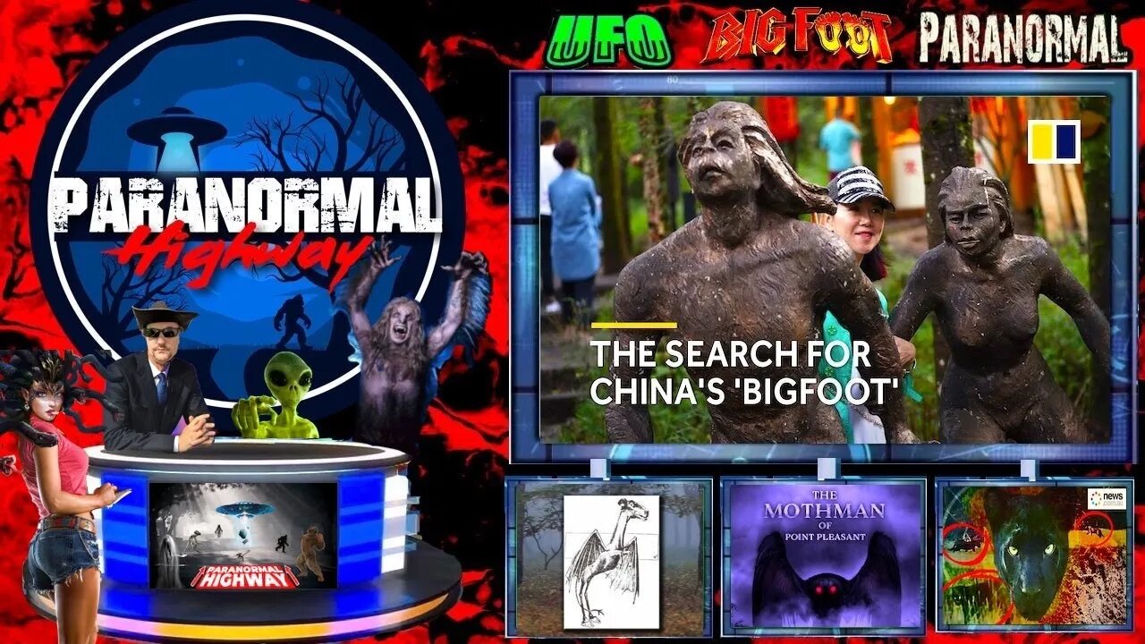 Is China's 'Bigfoot' Real? Legend of Mothman & History of The Jersey Devil - Paranormal Highway Show