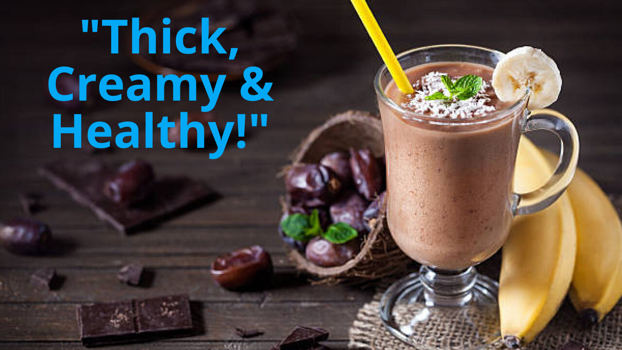 Chocolate Smoothie – A Healthier Alternative to a Milkshake