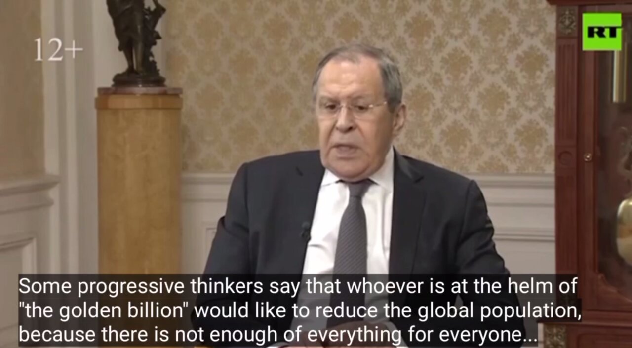 FM Lavrov broaches the subject of the "Golden Billion" depopulation initiative