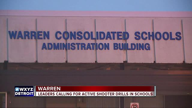 Metro Detroit leaders call for active shooter drills in schools