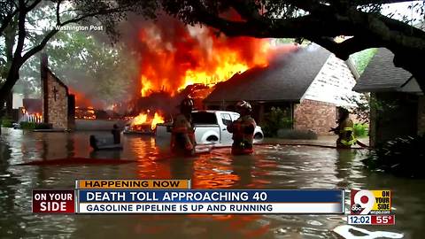 Harvey death toll approaching 40